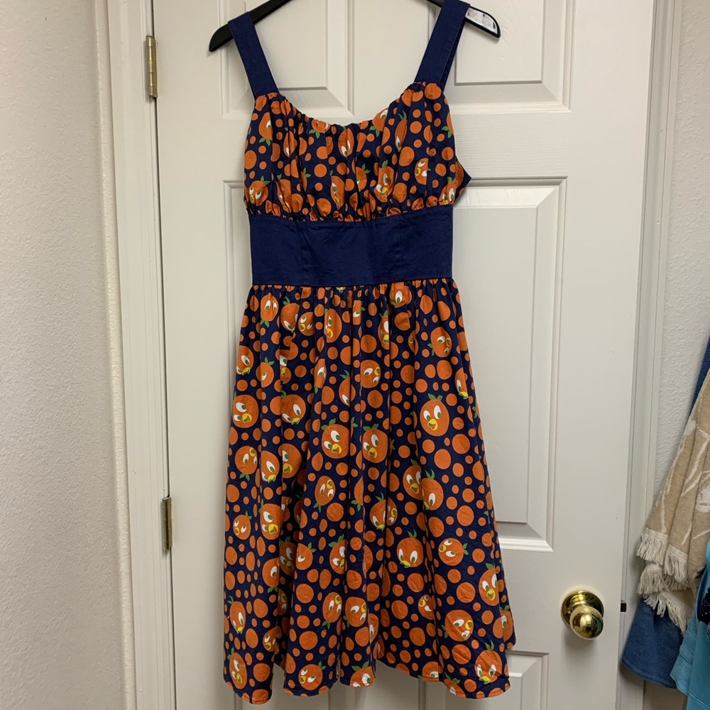 Orange Bird Disney Parks Dress Shop Dress Size Large